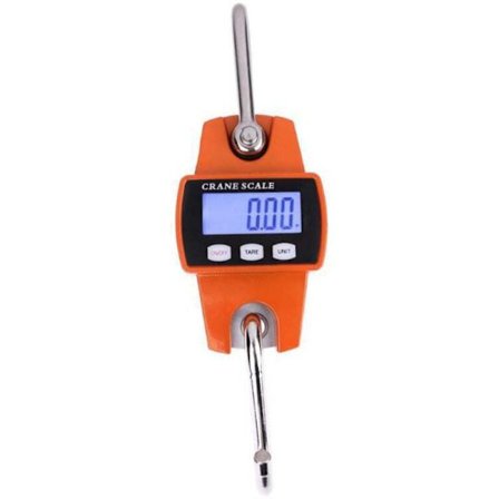 Hængende krogvægt 300 kg - industriel LCD elektronisk vægt 300 kg/600 lbs, fra DEBUNS