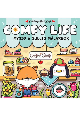 Cozy Comfy Life målarbok Skapa & pyssla Unisex ONESIZE