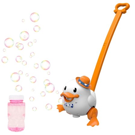 Boblegræsslåmaskine til Børn Hånddrevet Boblemaskine Udendørs Push Boblelegetøj Fødselsdagsgaver til Piger og Drenge