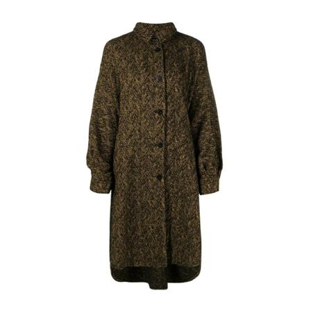 Forte Forte, Single-Breasted Coats Bruin, Dames, Maat:S