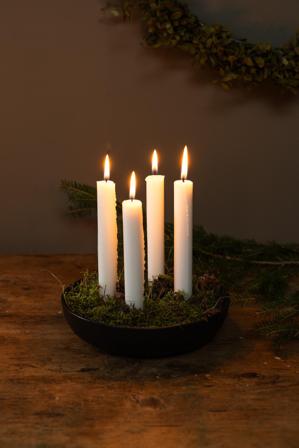 Storefactory Granholmen Adventsstake-skål sort Ø21cm