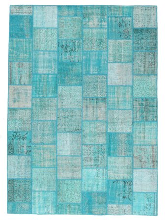 Vintage Grand Patchwork Tapis 255X357 Laine
