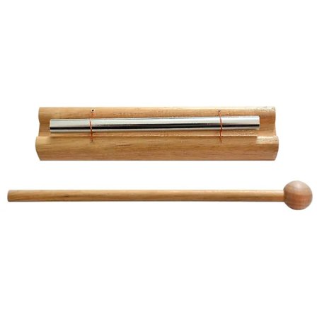 Energizing Chime with Mallet, Meditation Chime, Mindfulness Hand Chime, Classroom Chime for Prayer, Yoga, Per