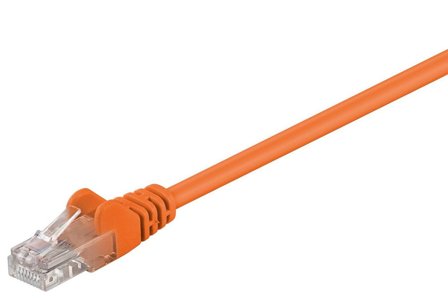 MicroConnect nettverkskabel - 25 cm - oransje