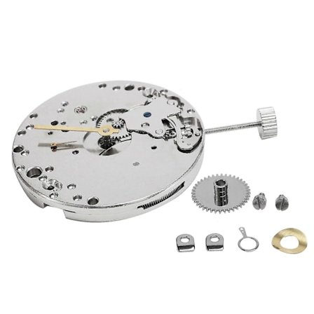 Kellon koneisto 17 jalokiveä mekaaninen Seagull 6497 -käsivetoiselle koneistolle, sopii miesten rannekelloon
