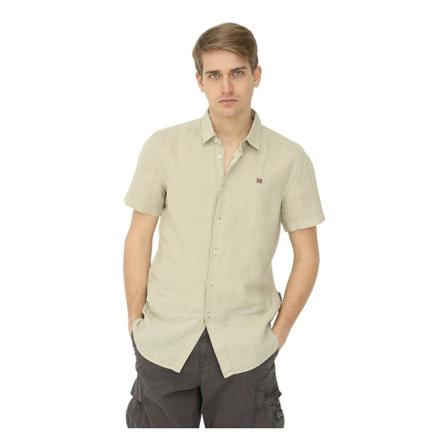 Napapijri, Shirt Beige, Heren, Maat:M