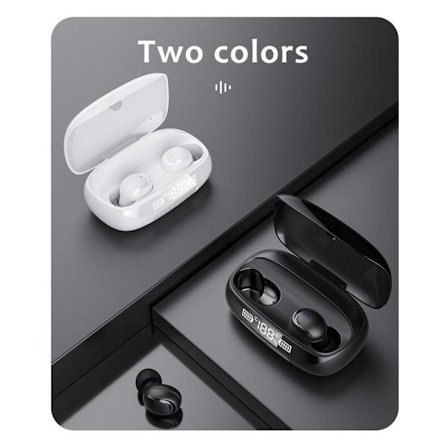 Ekte trådløse Bluetooth-ørepropper XY60 med høyttaler-LED-display, aktiv støyreduksjon, HD-samtaler