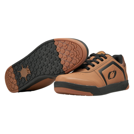 Zapatillas de Bici de Montaña O'Neal Pinned Flat Caramelo/Negro 36