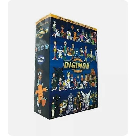 Digimon Digital Monster: Komplett serie sesong 1-4 (DVD 32-Disc Box Set) engelsk versjon