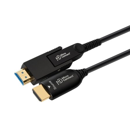 MicroConnect Premium sett for HDMI-kabel med Ethernet - 40 m