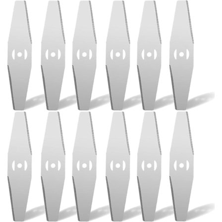 12 stk. Udskiftningsblade, Kompatible Græsslåmaskine Elektriske Trimmerblade, Kantklipperblade Græsslåmaskinetilbehør