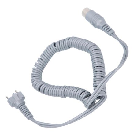 Neglefil Håndstykke Ledning Strømkabel Elektrisk Neglefil Manicure Maskine Tilbehør Grå