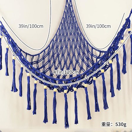 Boho Förvaringsnät för Gosedjur (Extra Stort) och Gosedjursnät eller Hängmatta för Små Gosedjur eller Plyschleksaker