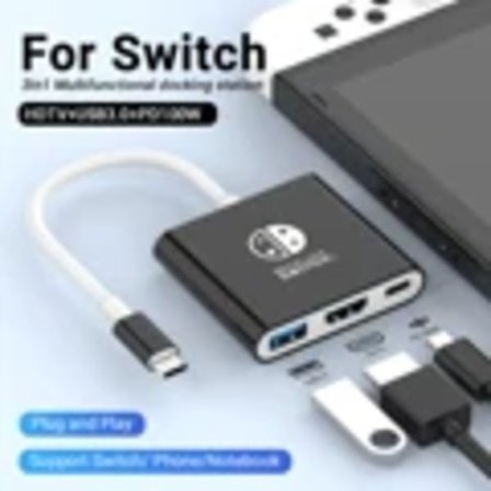 Kannettava Nintendo Switch -telakointiasema TYPE-C-keskittimellä, HDMI ja USB 3.0 - täydellinen matkustamiseen ja pelaamiseen