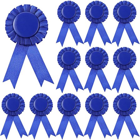 12 stk. tomme præmieringsbånd til medaljer 1. plads præmieringsbånd P