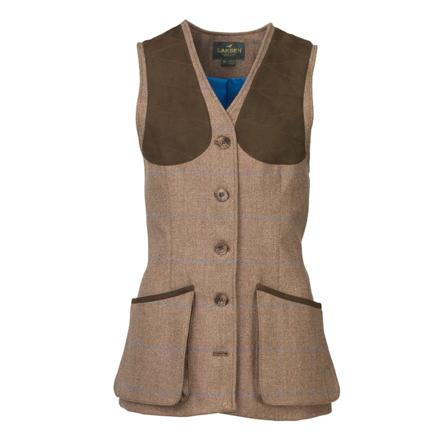 Laksen Ness Beauly Shooting Vest Men Jaktvästar Beige 40
