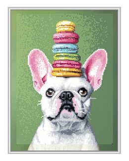 Diamond painting Fransk bulldog - Art City