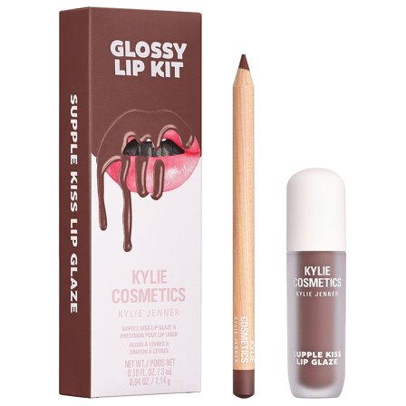 Kylie Cosmetics Glossy Lip Kit 612 Espresso, Makeup, Læber, Lipgloss