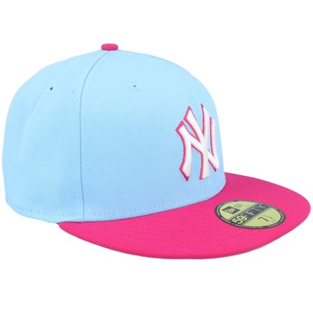 New Era - MLB Blau Cap - New York Yankees Floral Color 95 World Series 59FIFTY Dos Blue/Str Prim Fitted @ Hatstore
