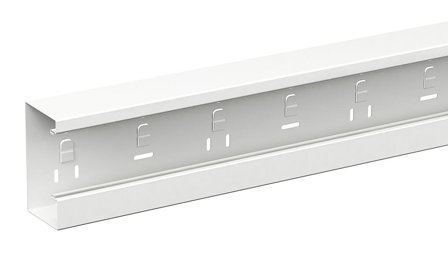 Wibe Group INS5541001 Kanalunderdel vit 130 x 72 x 2500 mm, Installationsmaterial