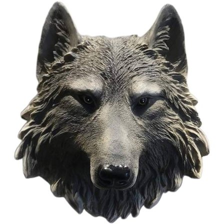 Rustikk 3D Dyrehode Veggdekorasjon Statuer Landlig Rom Vær