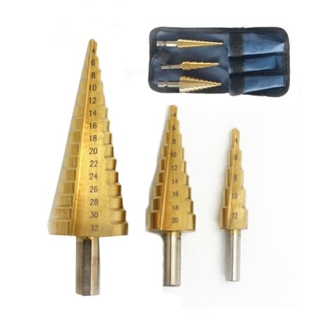 Metall Forsenkede Bits, 3 PCS 4-12/20/32mm Metall Forsenkede Bits