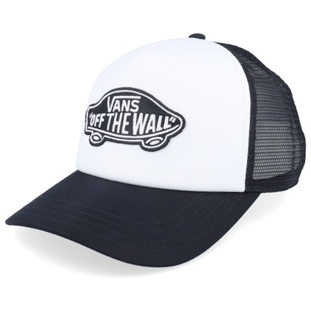 Vans - Weiss Trucker Cap - Classic Patch Curved Bi Black/White Trucker @ Hatstore