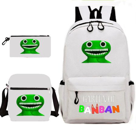 Garten by Banban studentryggsäck Off white bild 4 tredelat set