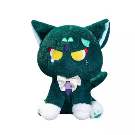 Xiongmao katt mjukisdjur jätte 42 cm plyschdocka lång päls och bomullsfyllning