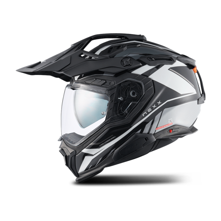 Casco Adventure Nexx X.WED3 Gobi Bianco/Grigio L