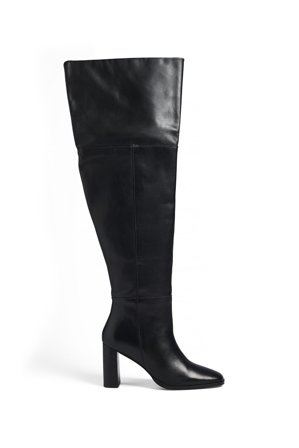 NA-KD Bottes en cuir montantes - Bottes & Bottines - Noir - EU 37