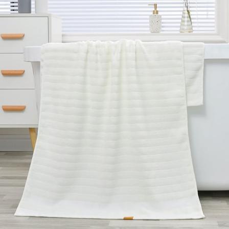 Håndklæde Badehåndklæde HVID 140X70CM white 140x70cm