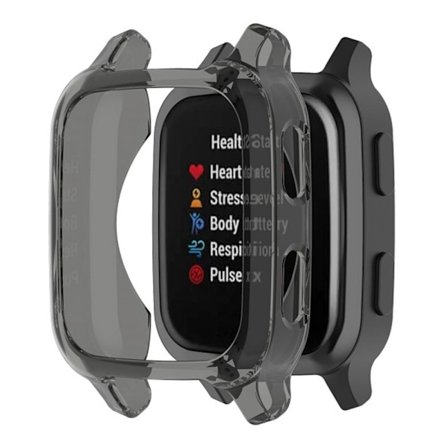 Garmin Venu Sq 2 / Sq 2 Music / Sq kirkas suojus - Musta