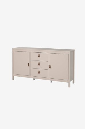 Tvilum - Madrid Sideboard 2 ovea + 3 laatikkoa - Beige - Senkit & sivupöydät - - Homeroom