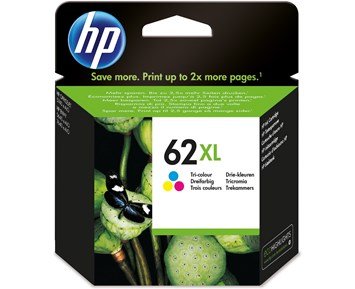 HP-62 XL Tri-Color-HP 62XL Trefargepatron-Printing ink, toner & paper-Blekkpatroner