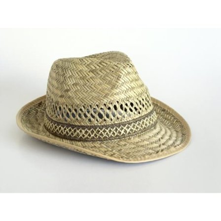 XXL Italiensk Stråhatt i Fedora Blues Brothers stil stl 61