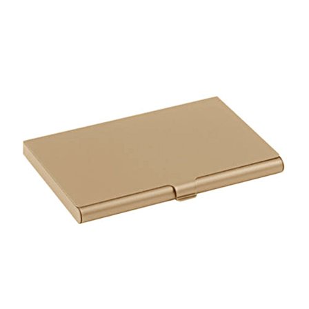 Glat aluminium kortholder - Beige - Pung