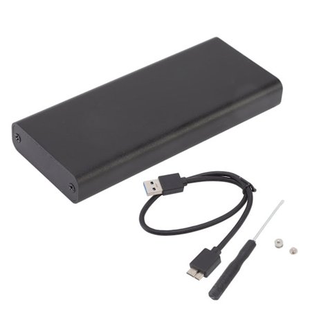 MSATA til USB3.0 kabinet Adapteretui 6 Gbps sort MSATA SSD-adapter til 30x30 mm 50x30 mm ekstern SSD-harddisk