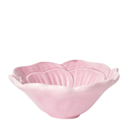 Åhléns Home Skål i porslin VALLMO 12 cm Skålar Rosa ONESIZE