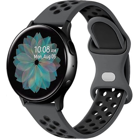 Kompatibel med Samsung Active 2 Watch Band 40mm 44mm, 20mm Silikonarmband för Galaxy Watch 4 40mm 44mm/Active 2 Watch/Galaxy Watch 3 41mm/Galaxy Watch