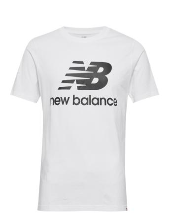 Essentials Stacked Logo Tee T-shirt Hvid New Balance