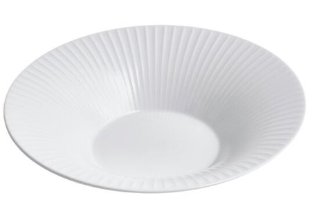 KÄHLER PASTATALLERKEN HAMMERSHØI HVIT PORSELEN