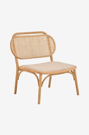 Kave Home - Fåtölj - doriane - Brun - Fåtöljer - Från Homeroom