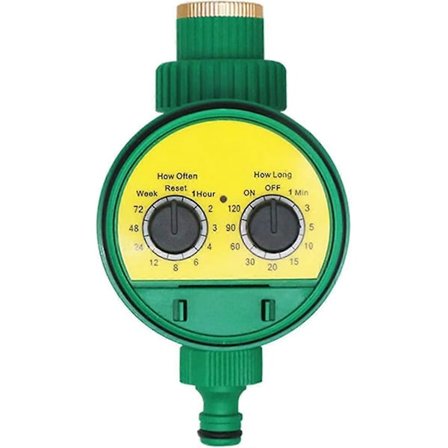 Trädgårdskran Elektronisk Bevattningskontroller Vattentät Automatisk Vattningstimer Vattenschema System
