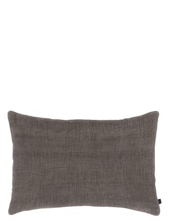 Chenille Cushion, Incl. Filling Home Textiles Cushions & Blankets Cushions Grå Mette Ditmer