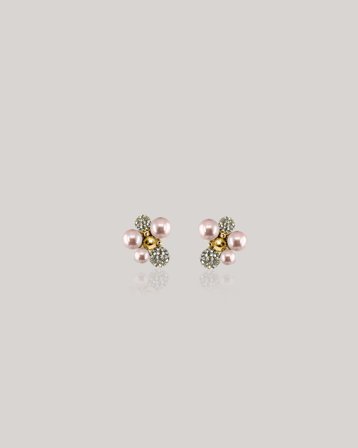 IOAKU BERRY PEARL CRYSTAL STUDS Couleur argent Bijoux Fille - Kids Brand Store