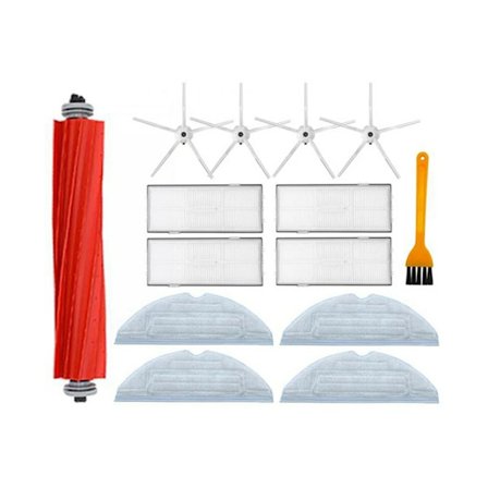 Hepa Filter Tvättbar Sidoborste Moppdukar För Xiaomi Roborock S7 T7S T7Splus Tillbehör Byte av dammsugare