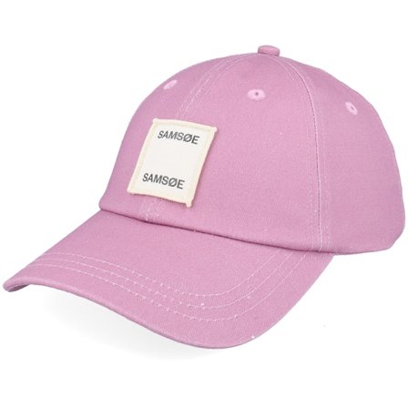 Samsøe Samsøe - Paars unconstructed Cap - Sasamsoe Cap Orchid Haze Dad Cap @ Hatstore