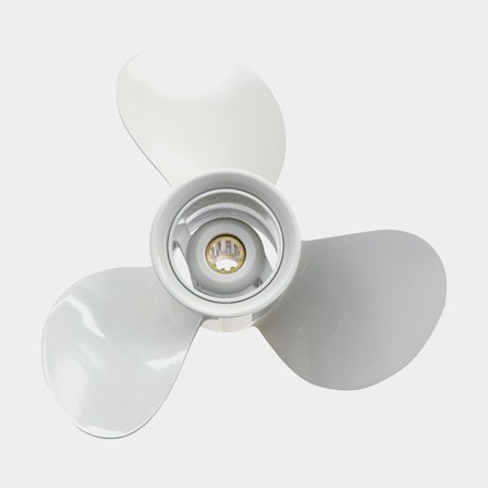 Propeller Yamaha, aluminium, voor propelleras met 9 splines, 7 1/2" x 7" (BS)