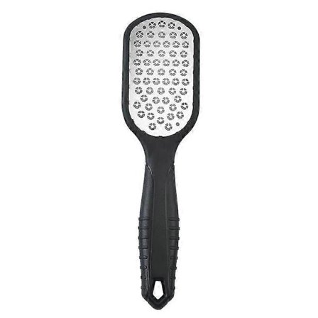 Fotfil for pedikyr, profesjonell fotpleie pedikyrfil i rustfritt stål for å fjerne hard hud. Svart